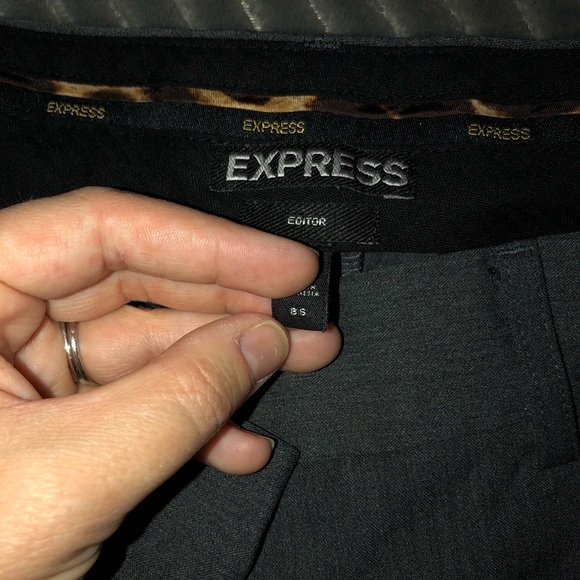 Express Editor Grey pants Size 8 Short - Picture 4 of 4
